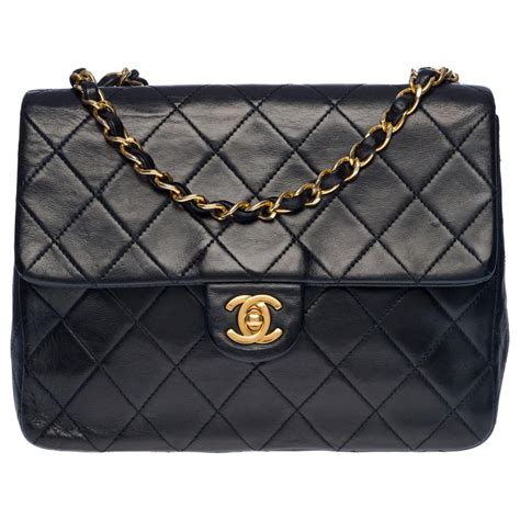 blue chanel flap bag|Chanel flap bag agneau.